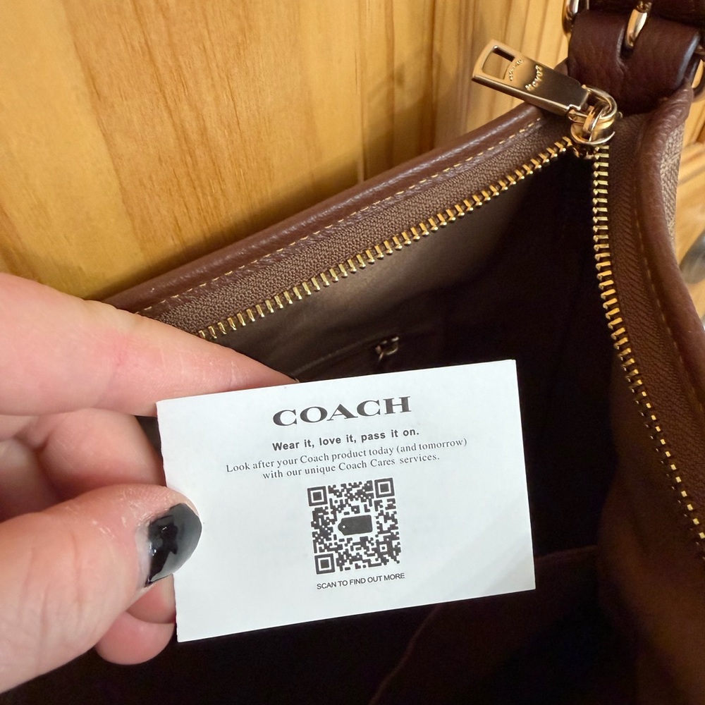 Brand New! Coach Brown and Tan Crossbody👜 - Picture 11 of 11